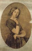 Jean Auguste Dominique Ingres, Portrait of Vicomtesse Louise-Albertine d'Haussonville (mk04)